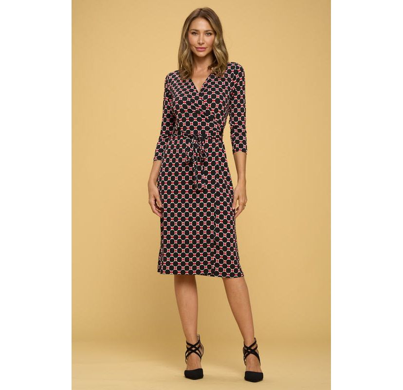 jersey wrap dress The Divine - / Midnight- Size4XS Please consult the size chart for your best fit Santorini Womens UV Jersey Wrap