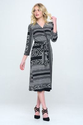 JERSEY WRAP DRESS