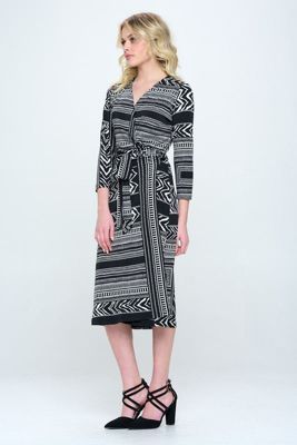 JERSEY WRAP DRESS