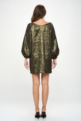 JACQUARD MINI DRESS