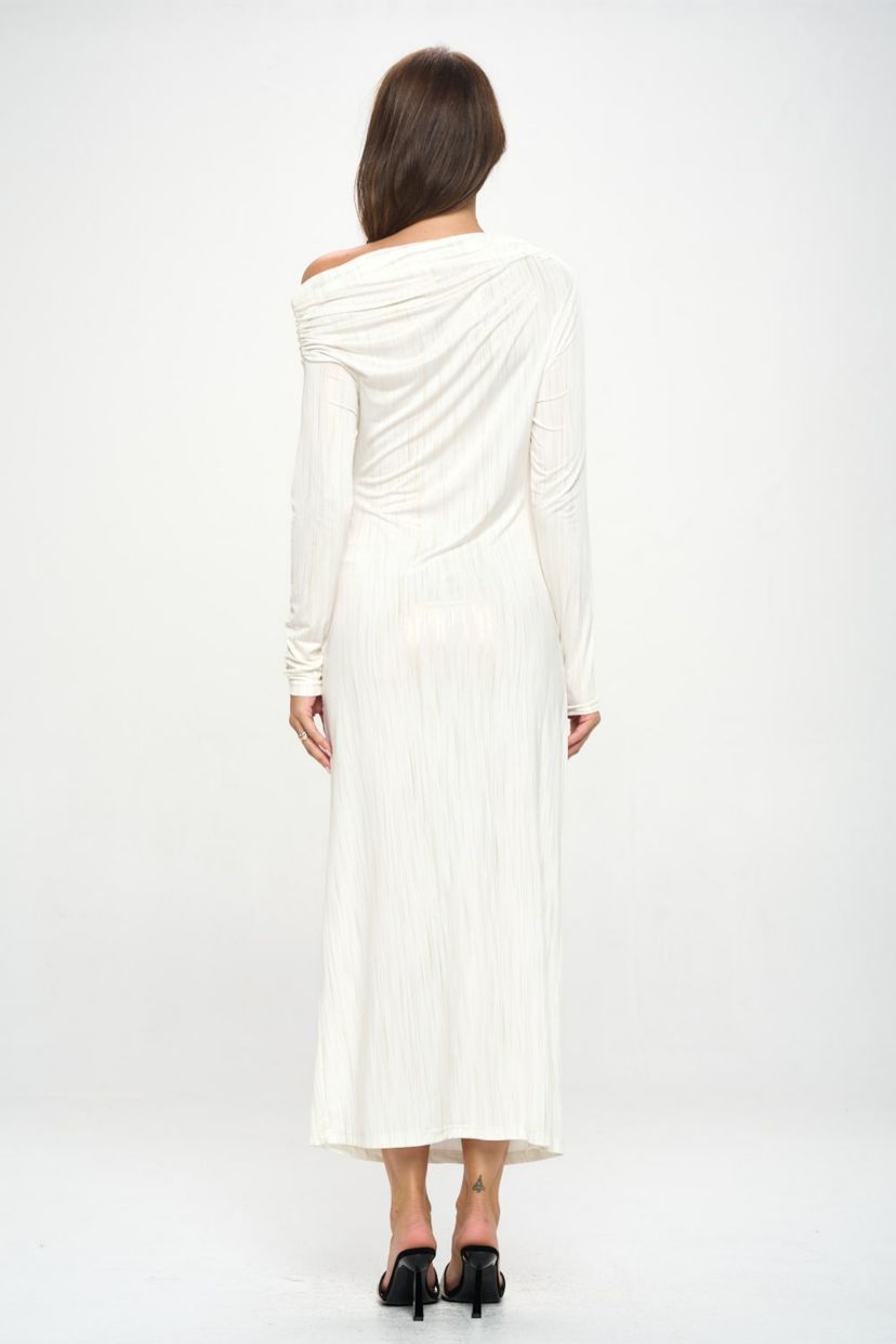 DROP SHOULDER MAXI DRESS