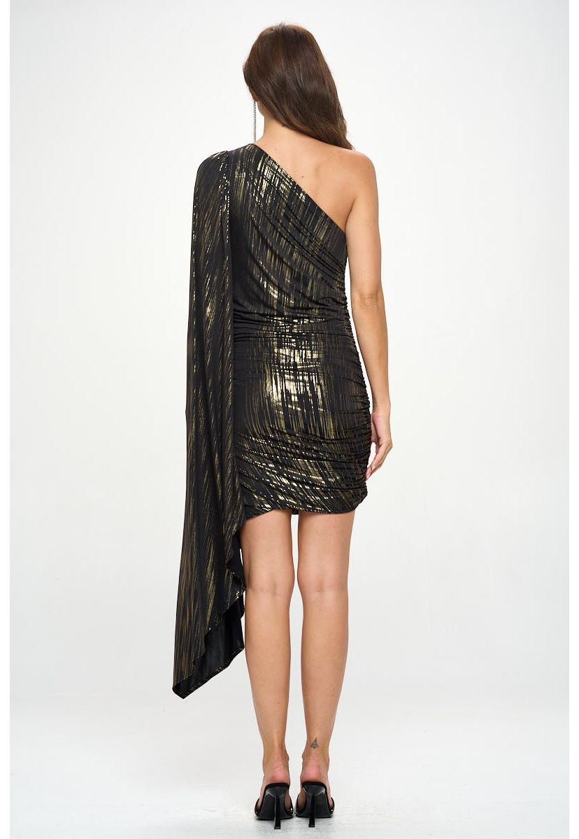 CAPE SLEEVE DRESS