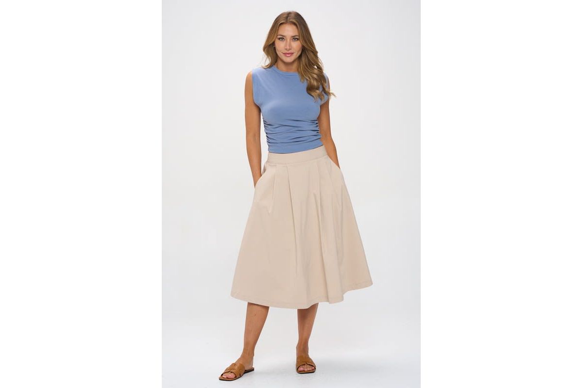JERSEY RUCHED CROP TOP