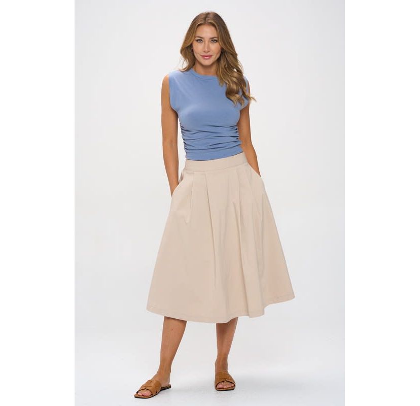 JERSEY RUCHED CROP TOP