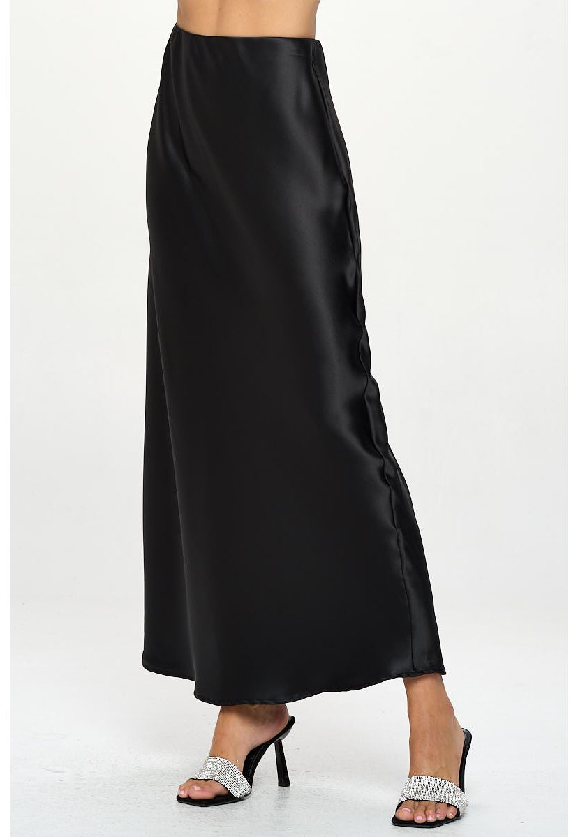 SATIN MAXI SKIRT