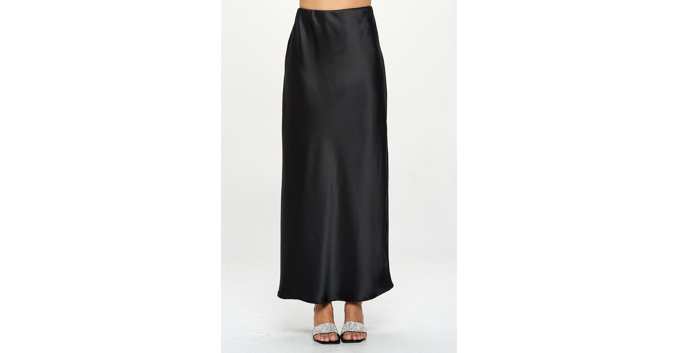 SATIN MAXI SKIRT