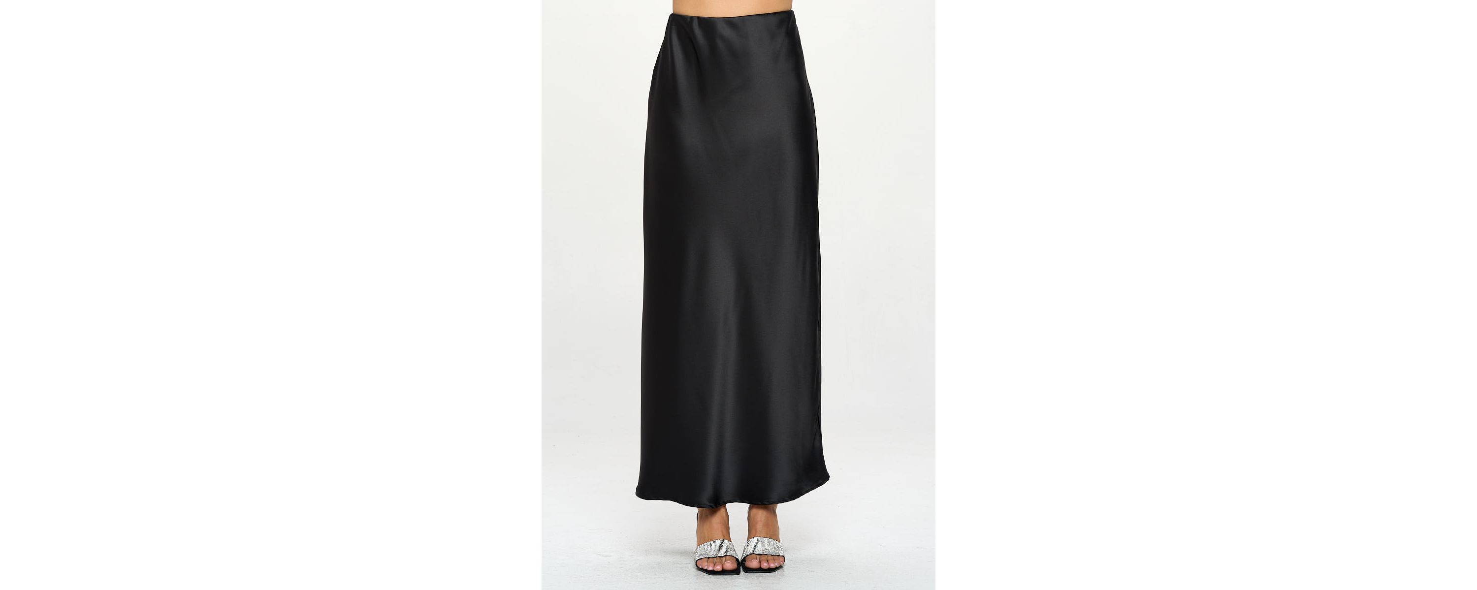 SATIN MAXI SKIRT