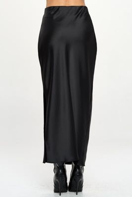 SATIN MAXI SKIRT