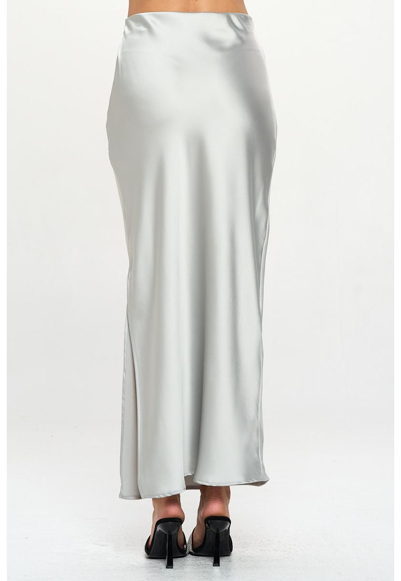 SATIN MAXI SKIRT