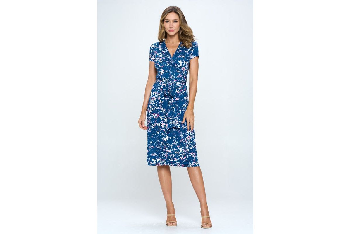 WRAP DRESS WITH TIE