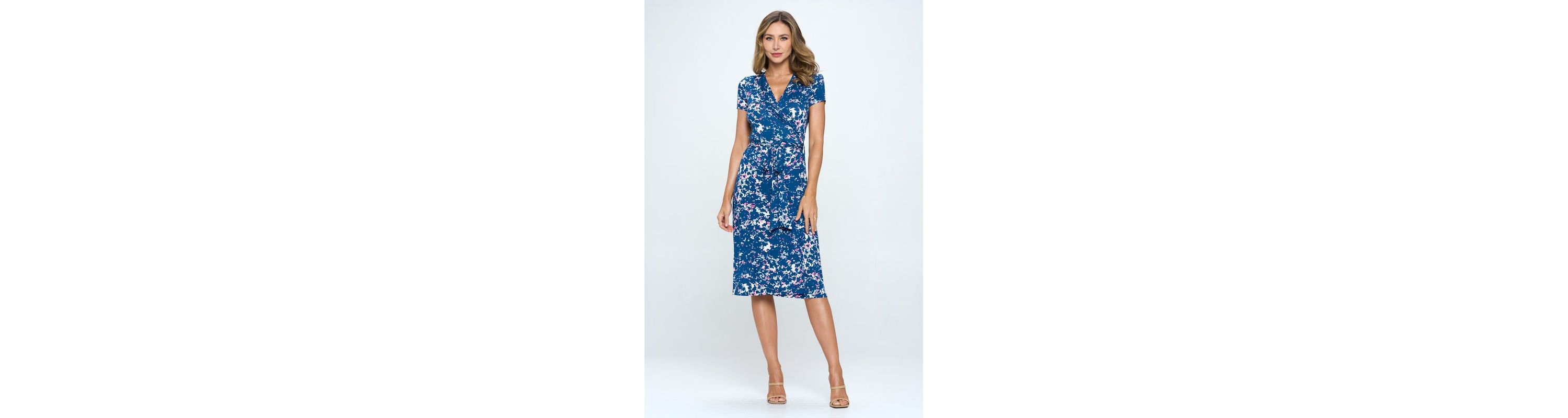 WRAP DRESS WITH TIE