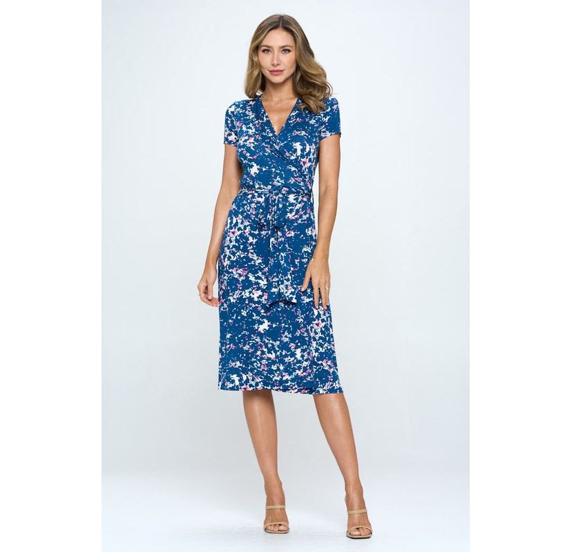 WRAP DRESS WITH TIE