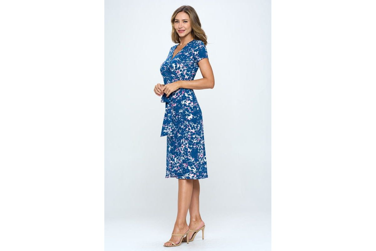 WRAP DRESS WITH TIE