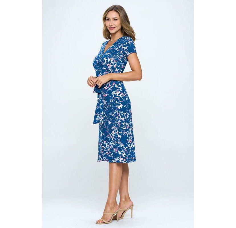 WRAP DRESS WITH TIE