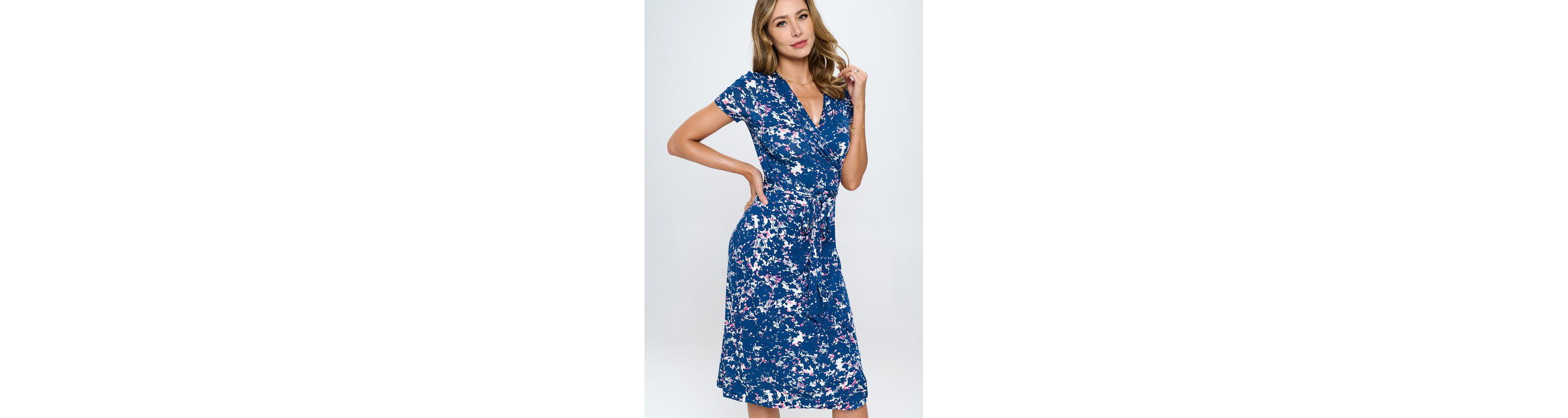 WRAP DRESS WITH TIE