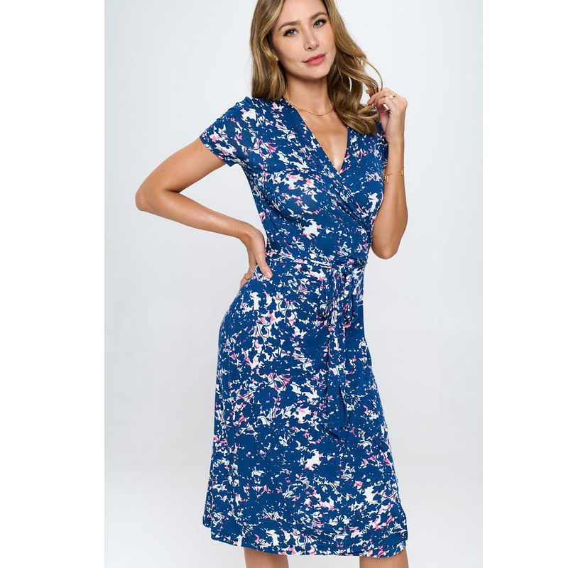 WRAP DRESS WITH TIE