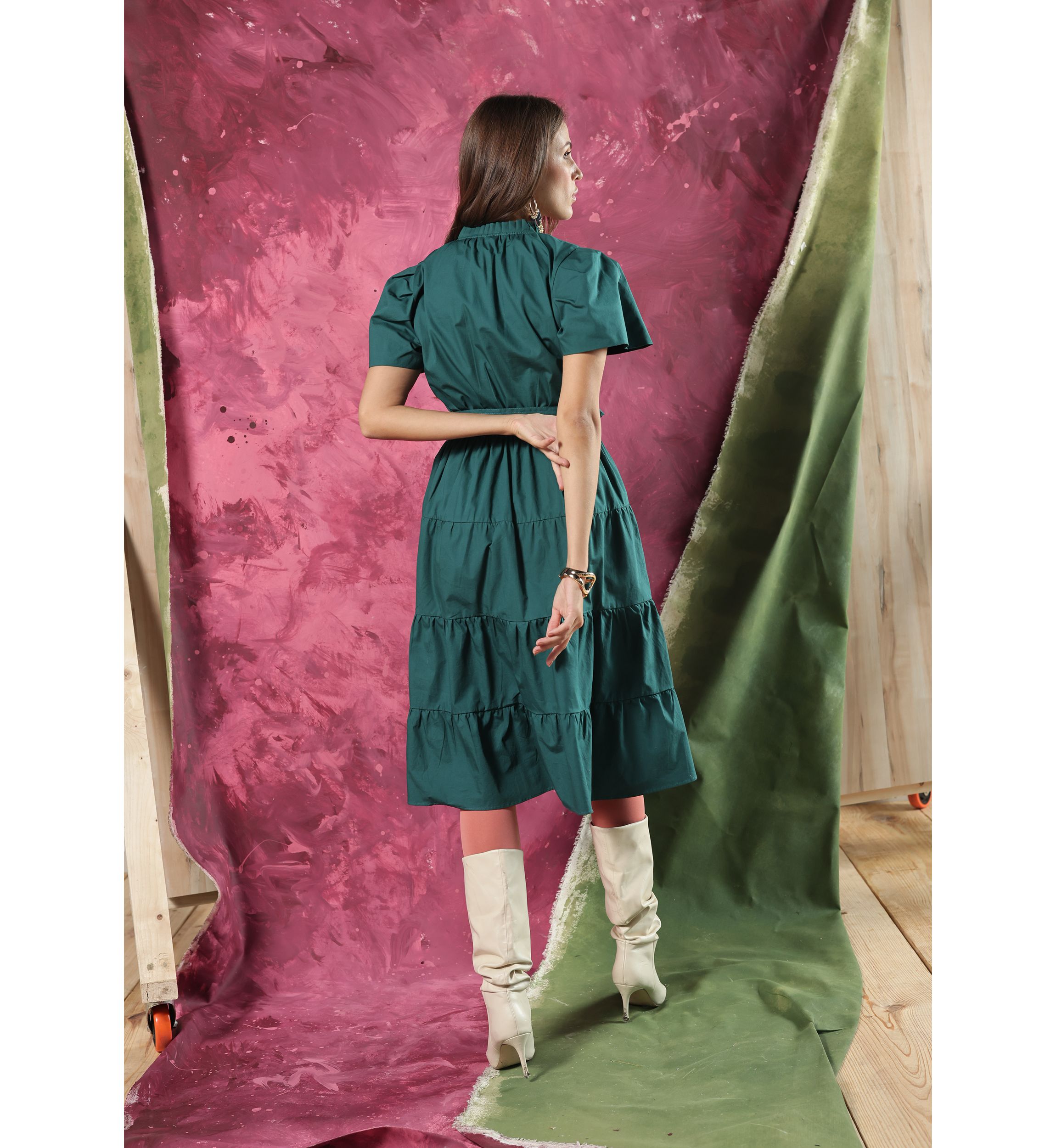 Womens Irene Midi Dress