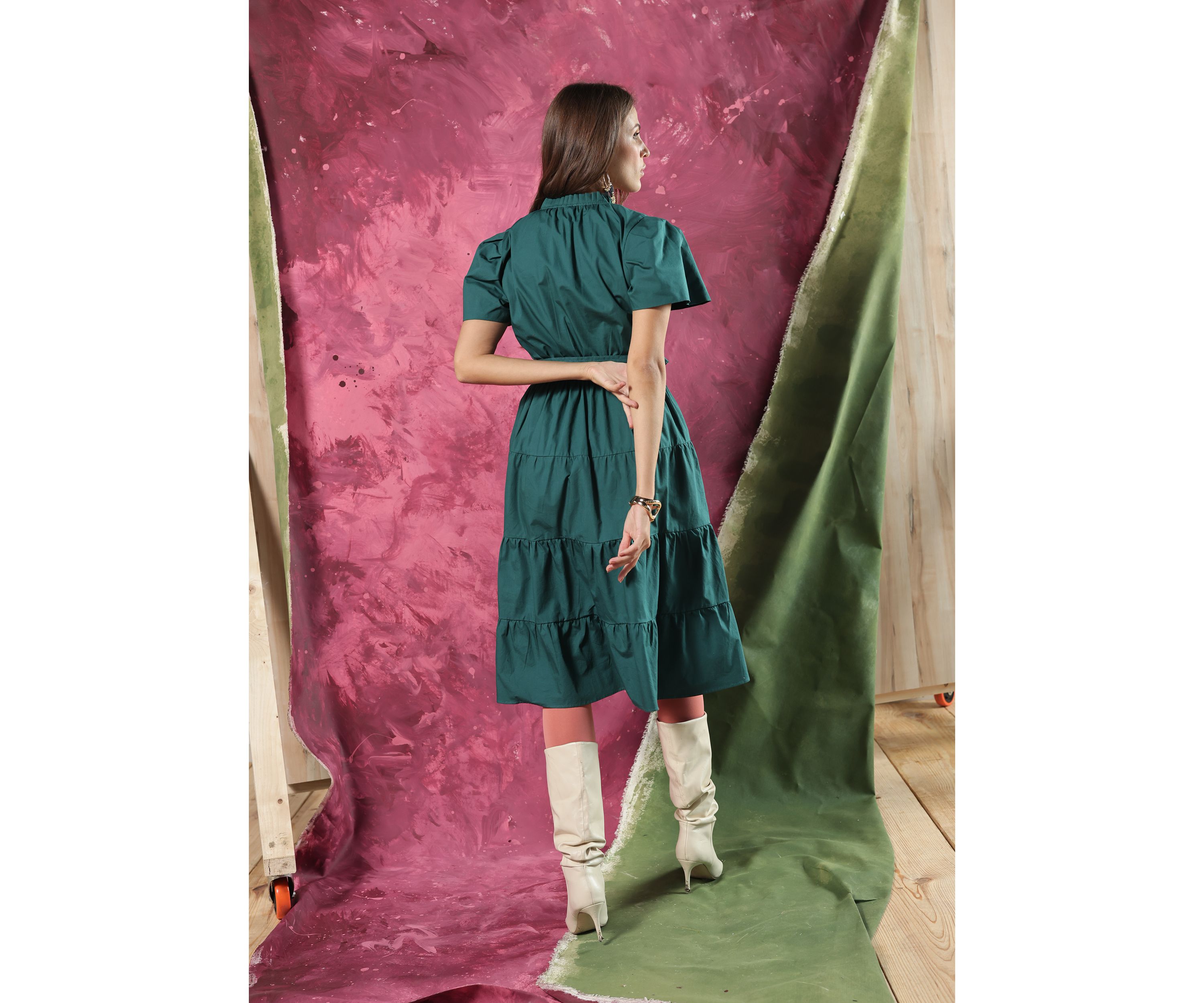 Womens Irene Midi Dress