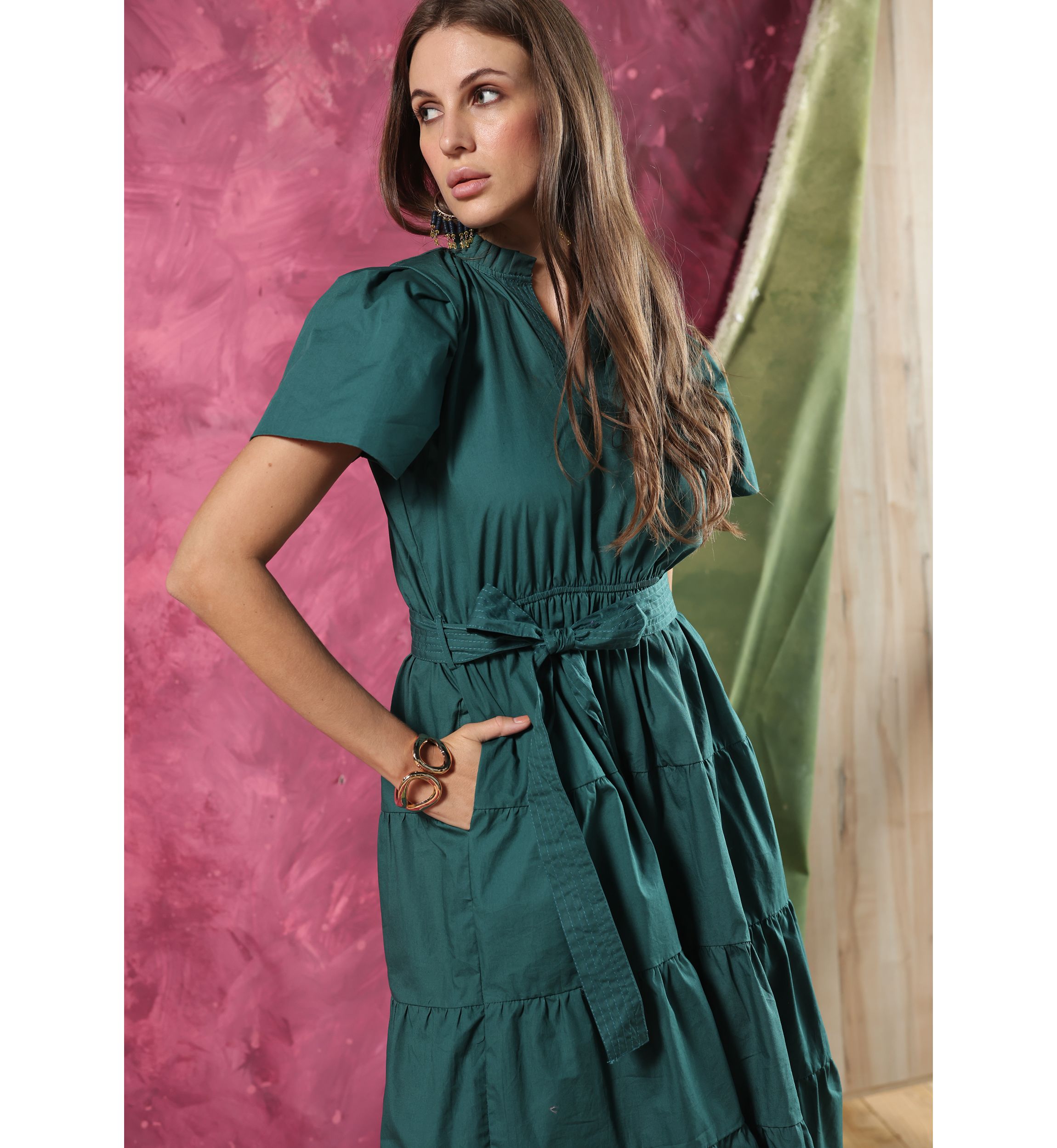 Womens Irene Midi Dress