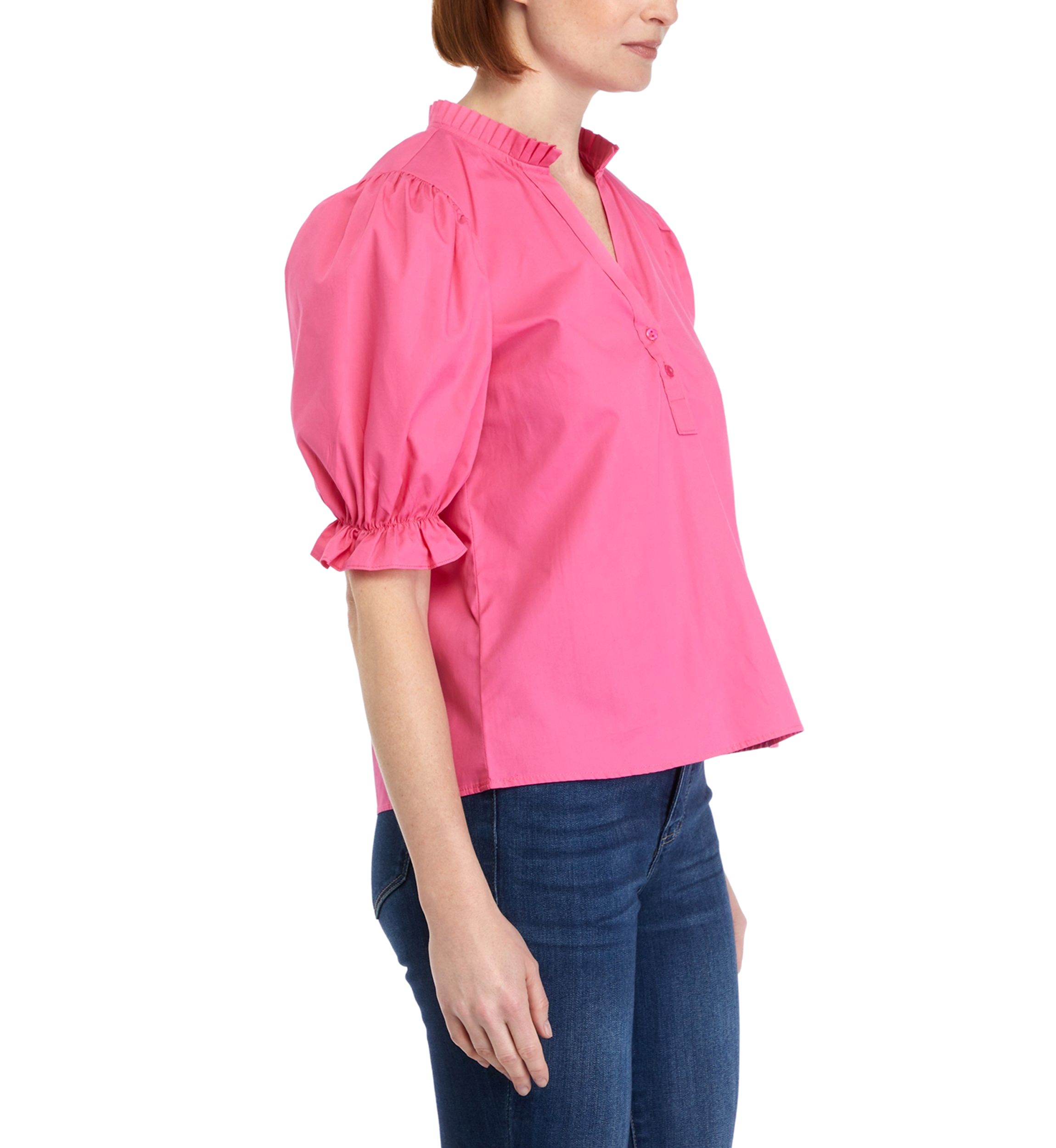 Womens Isla Puff Sleeve Top