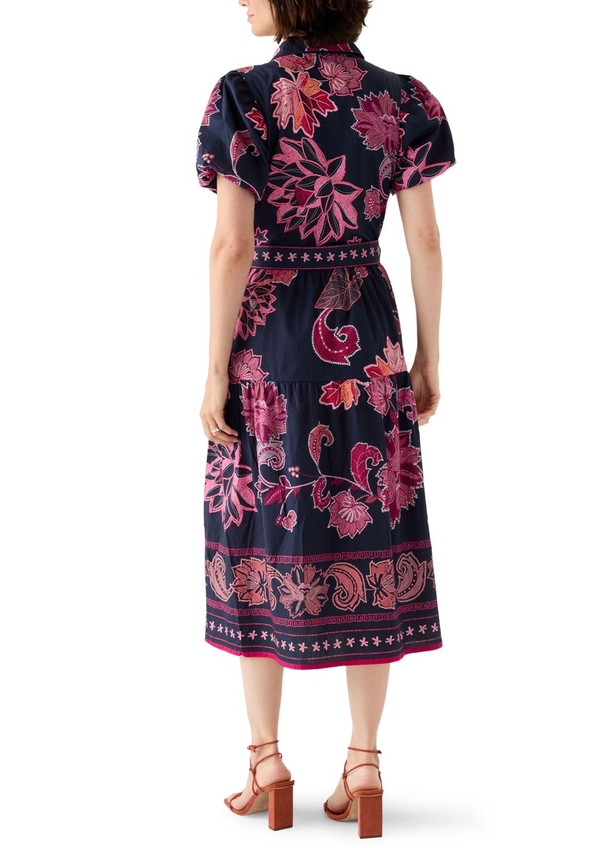 Womens Greta Midi Shirt Dress