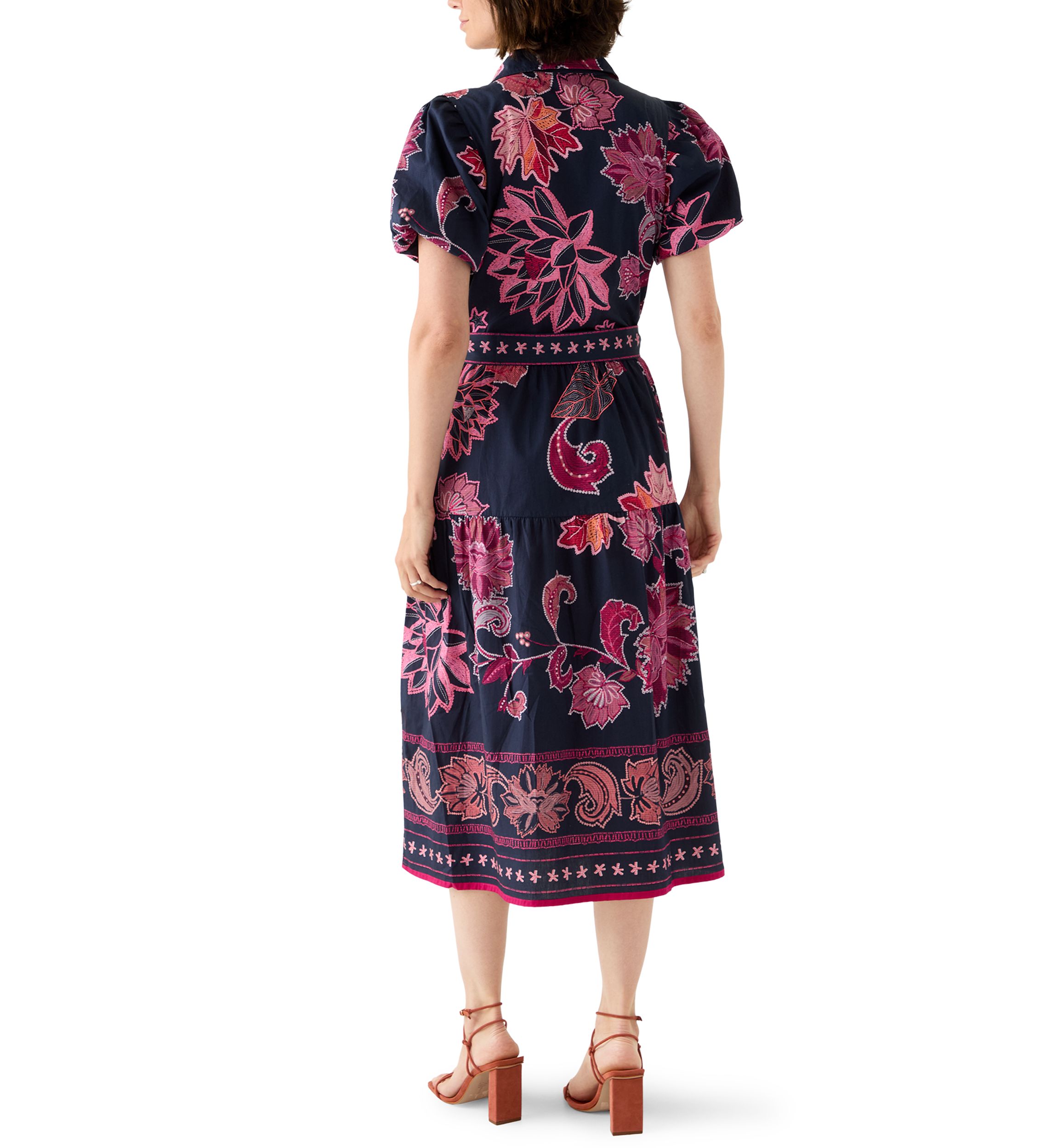 Womens Greta Midi Shirt Dress