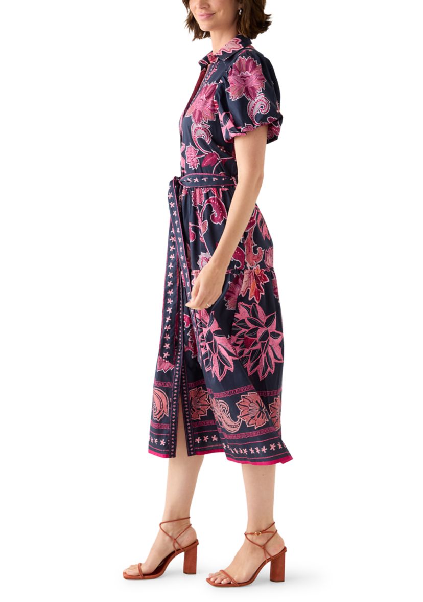 Womens Greta Midi Shirt Dress