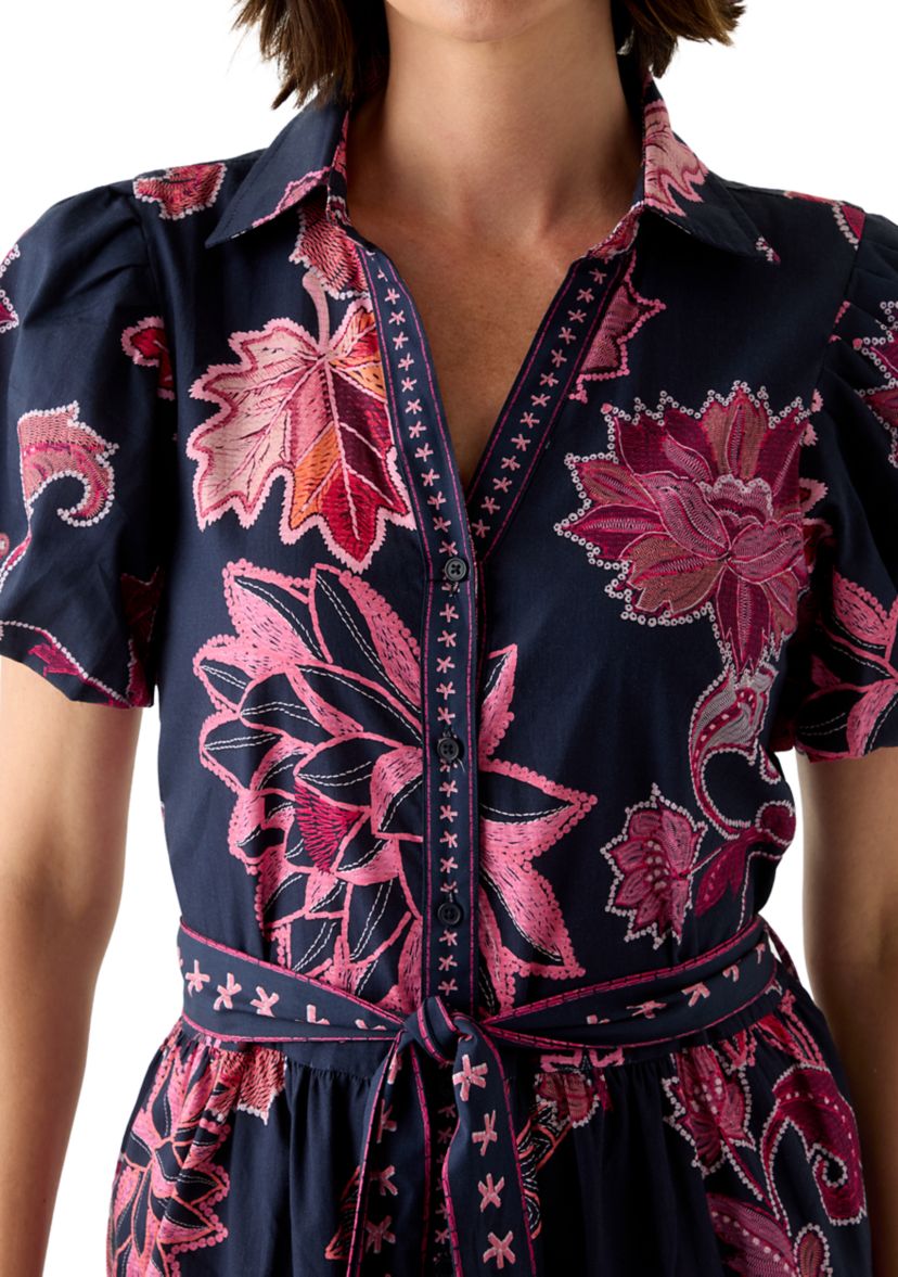 Womens Greta Midi Shirt Dress