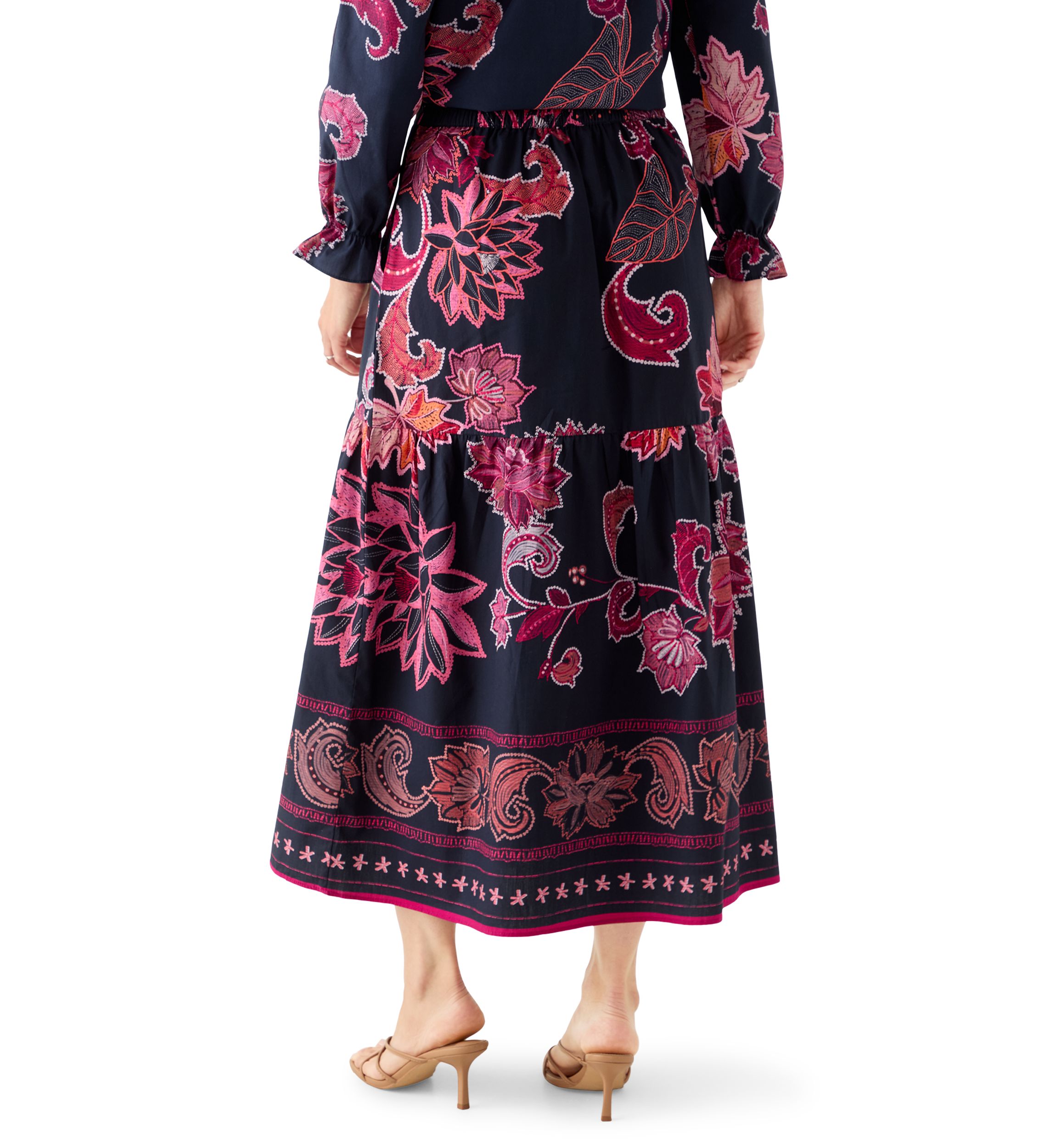 Womens Zelda Midi Skirt
