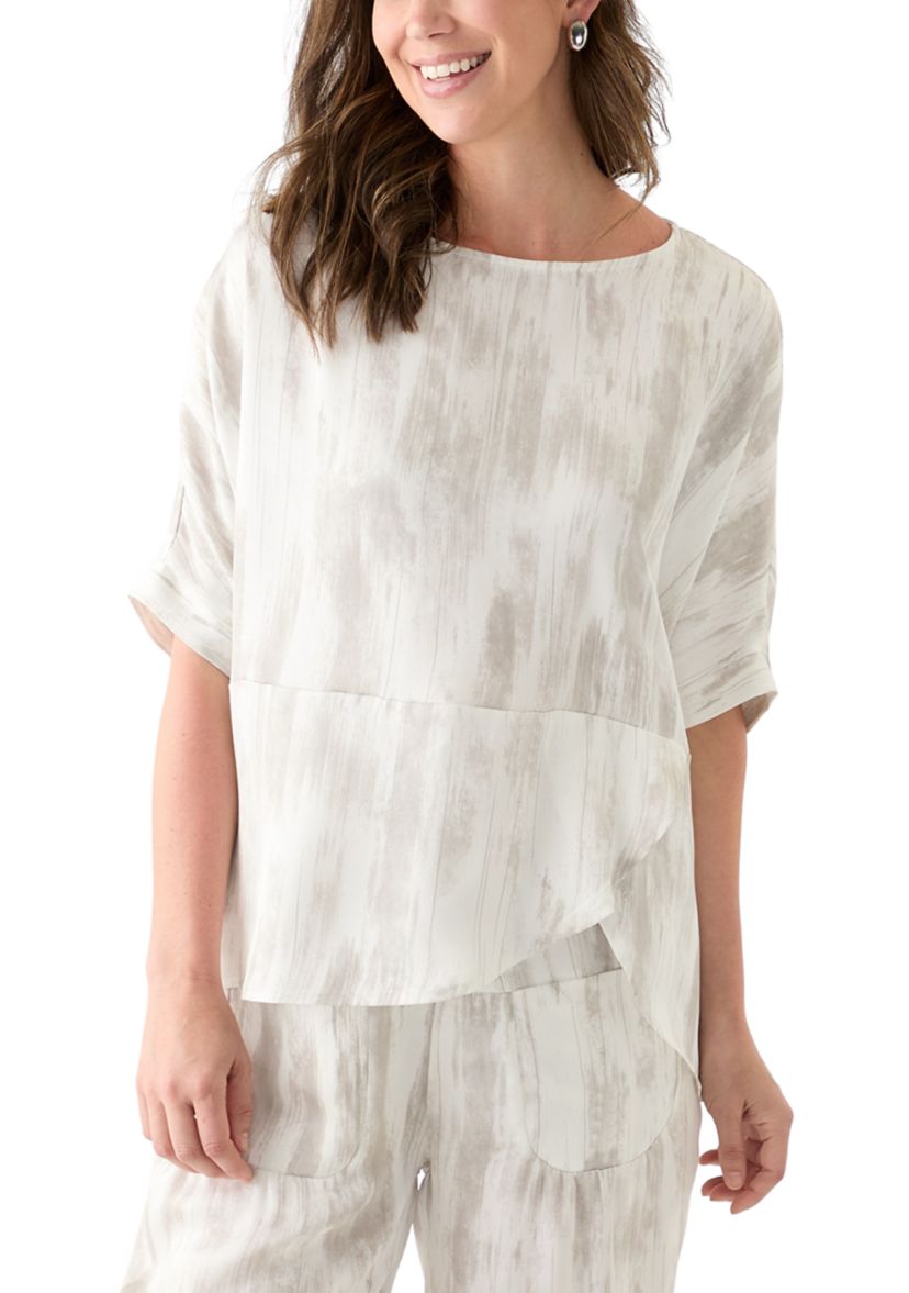Womens Elbow Sleeve Top