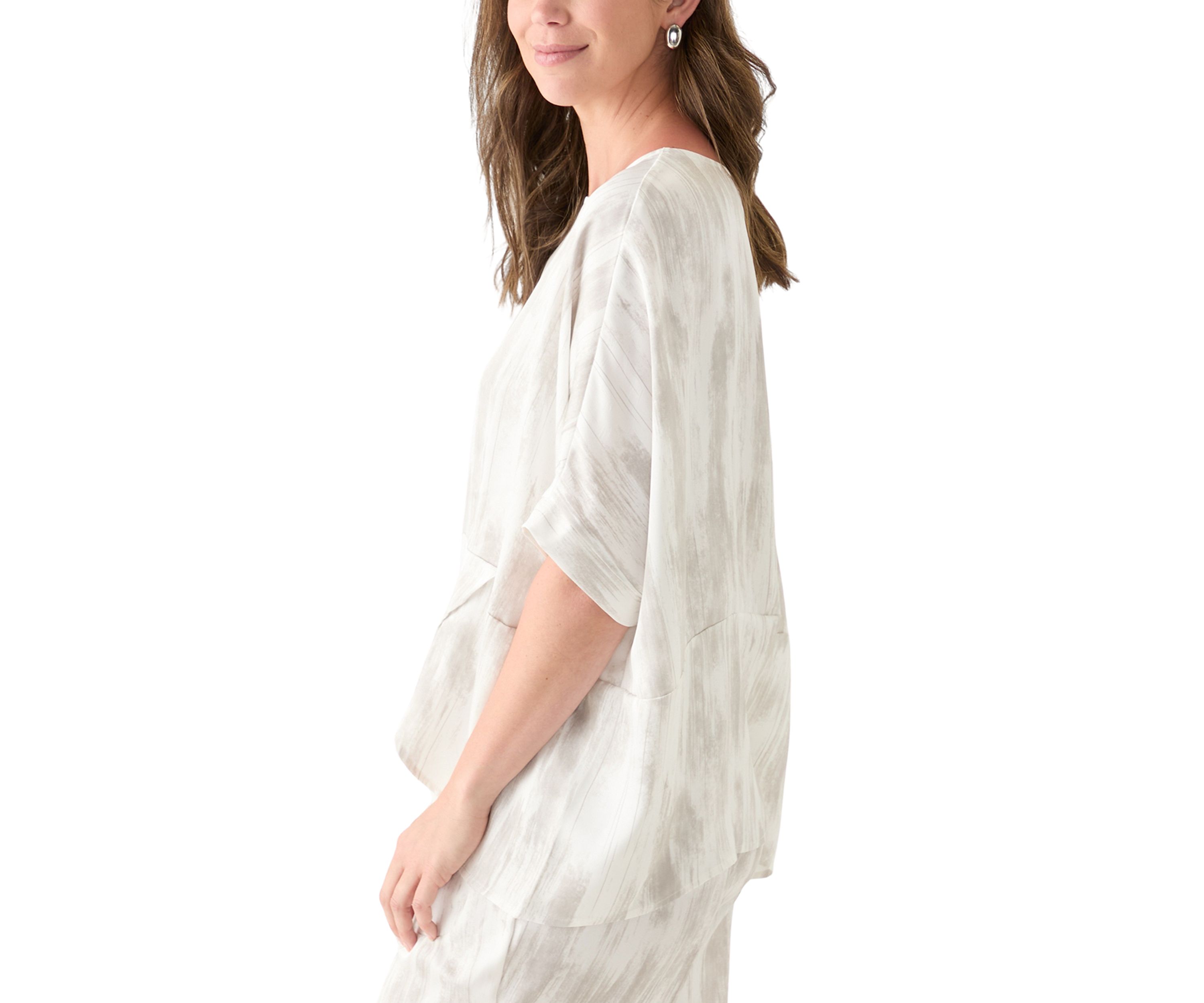 Womens Elbow Sleeve Top