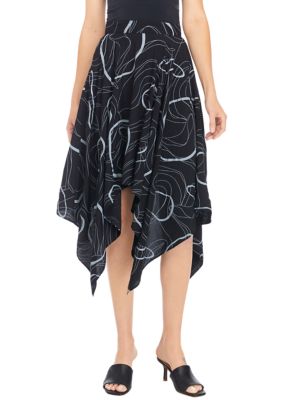 Women's Printed Flowy Skirt