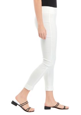 Women's Lace Hem Slim Pants