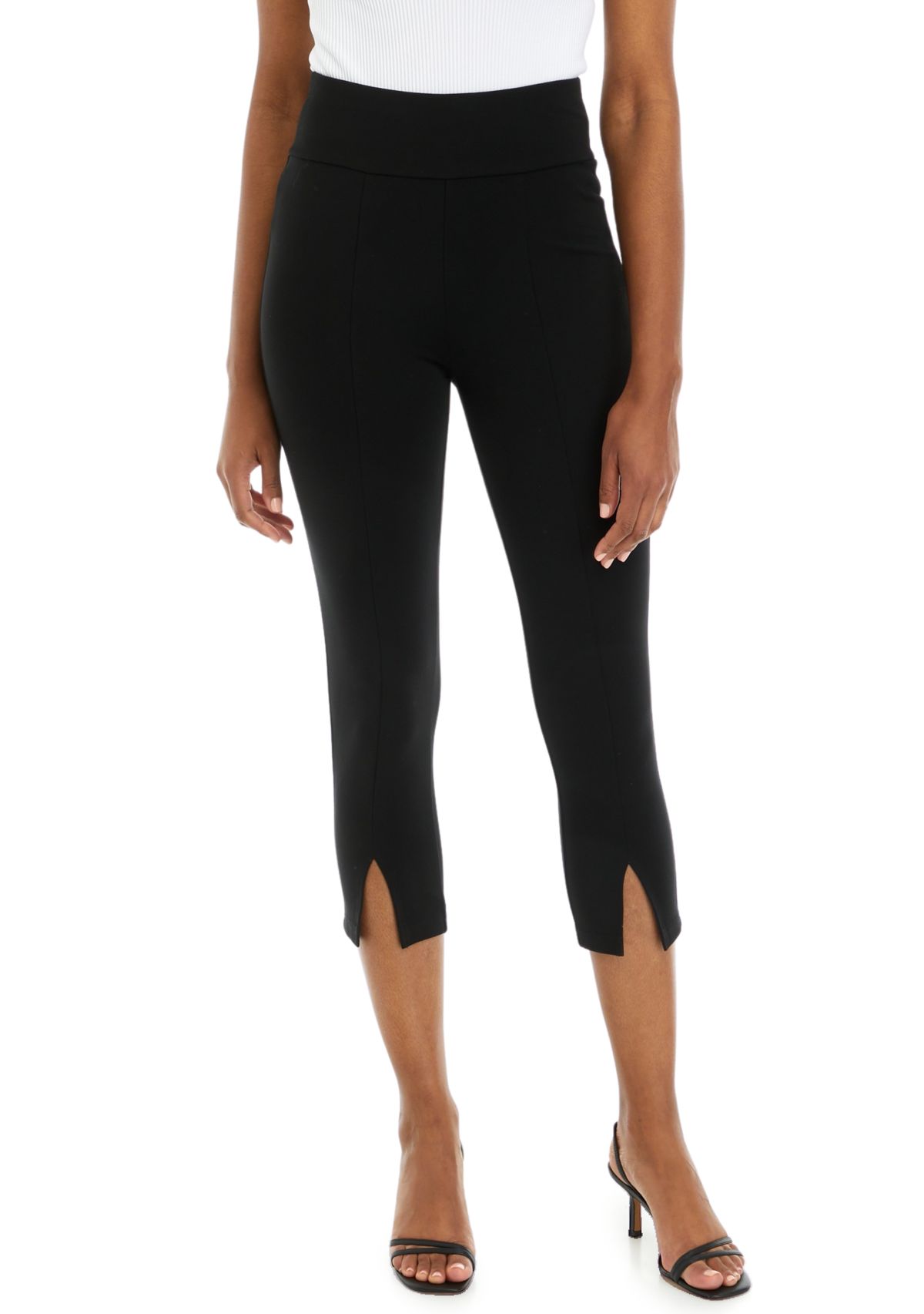 Womens Fitted Split Hem Pants