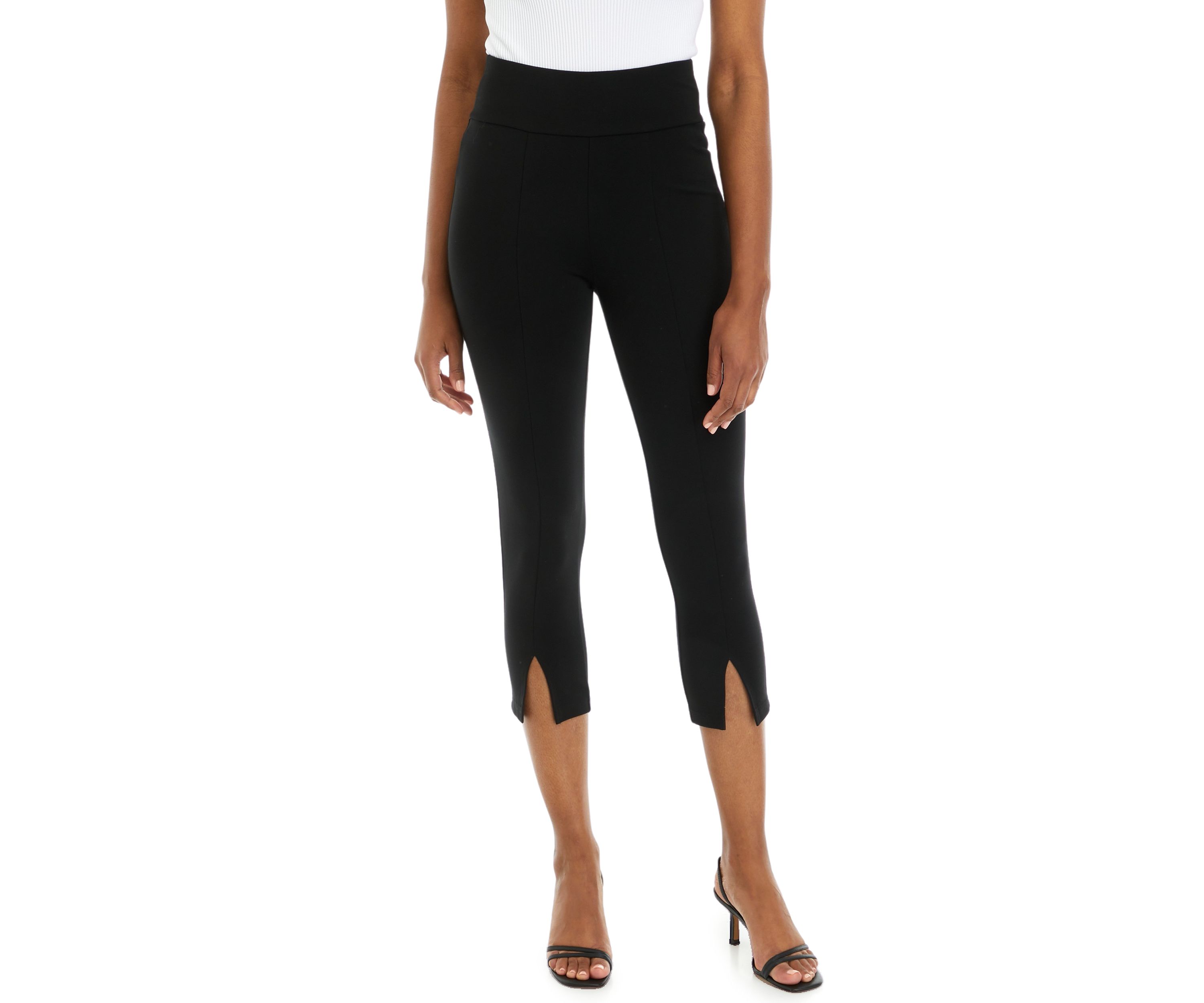 Womens Fitted Split Hem Pants