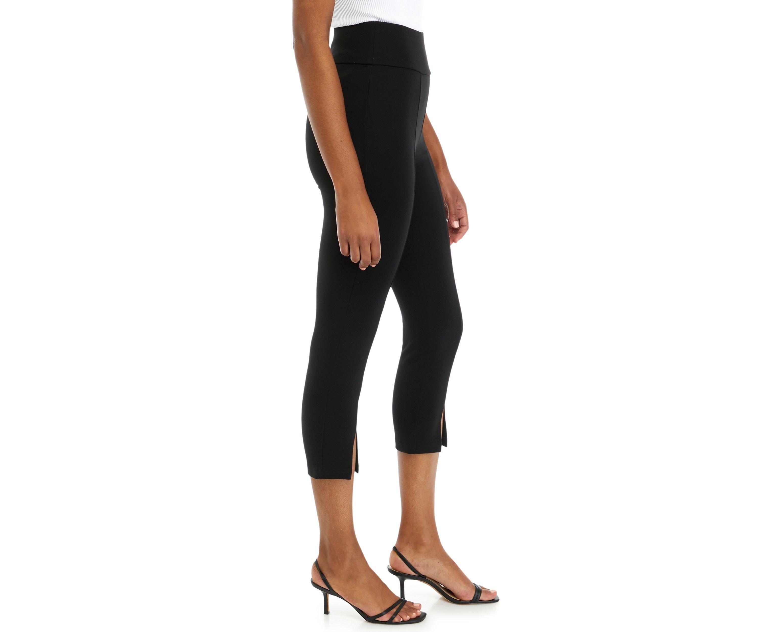 Womens Fitted Split Hem Pants