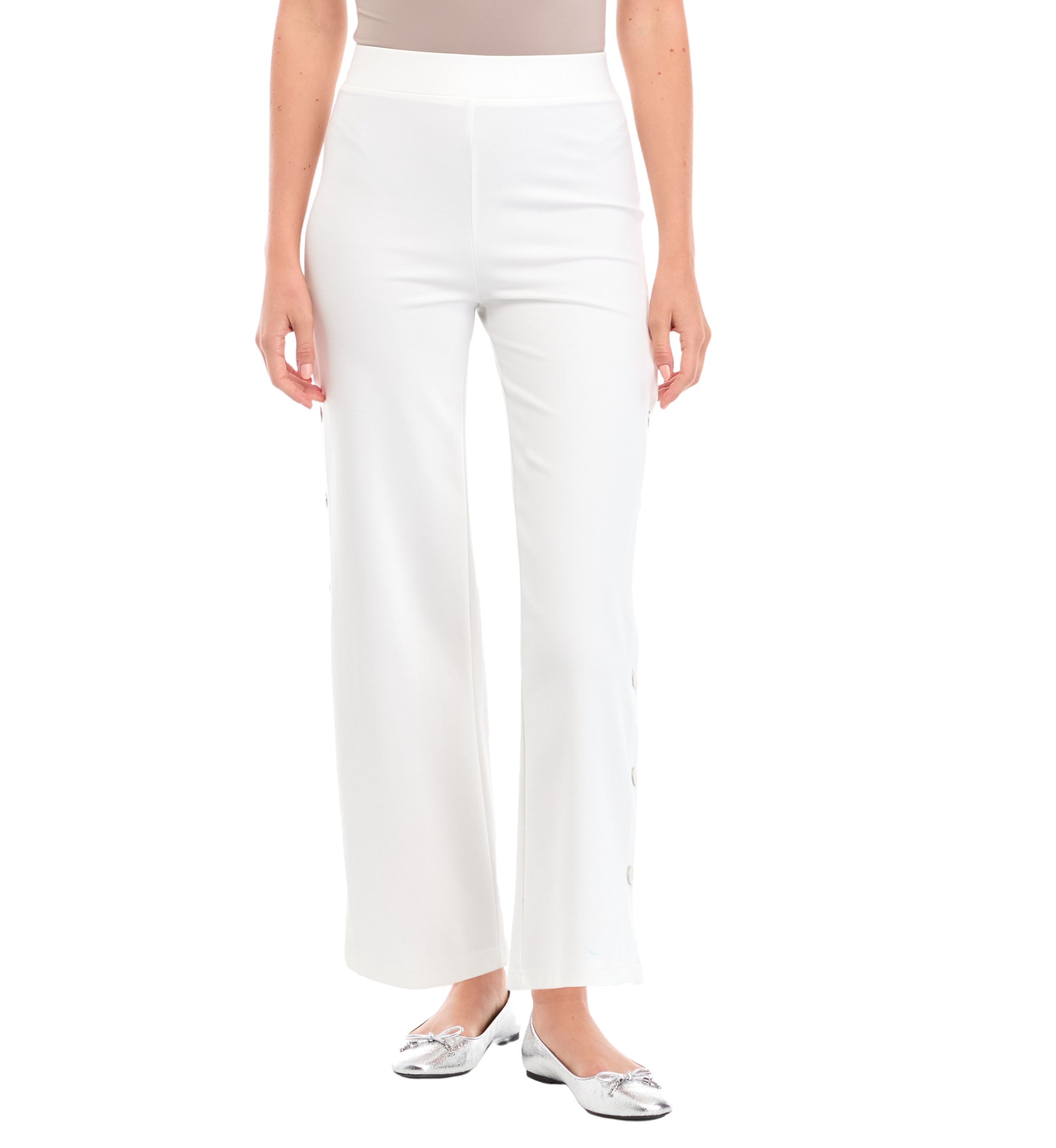 Womens Button Side Pants