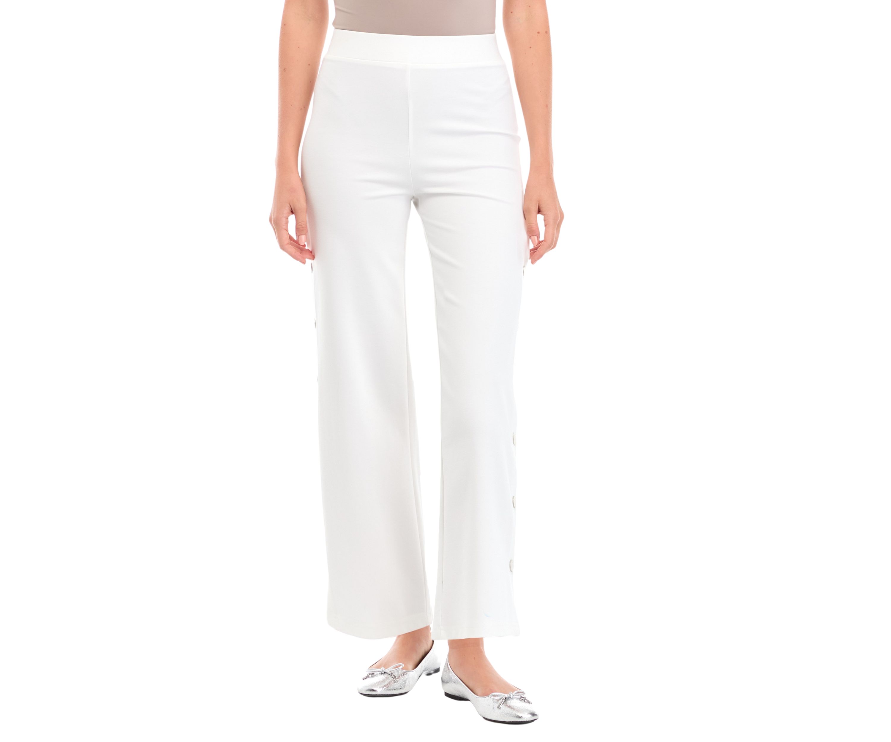 Womens Button Side Pants