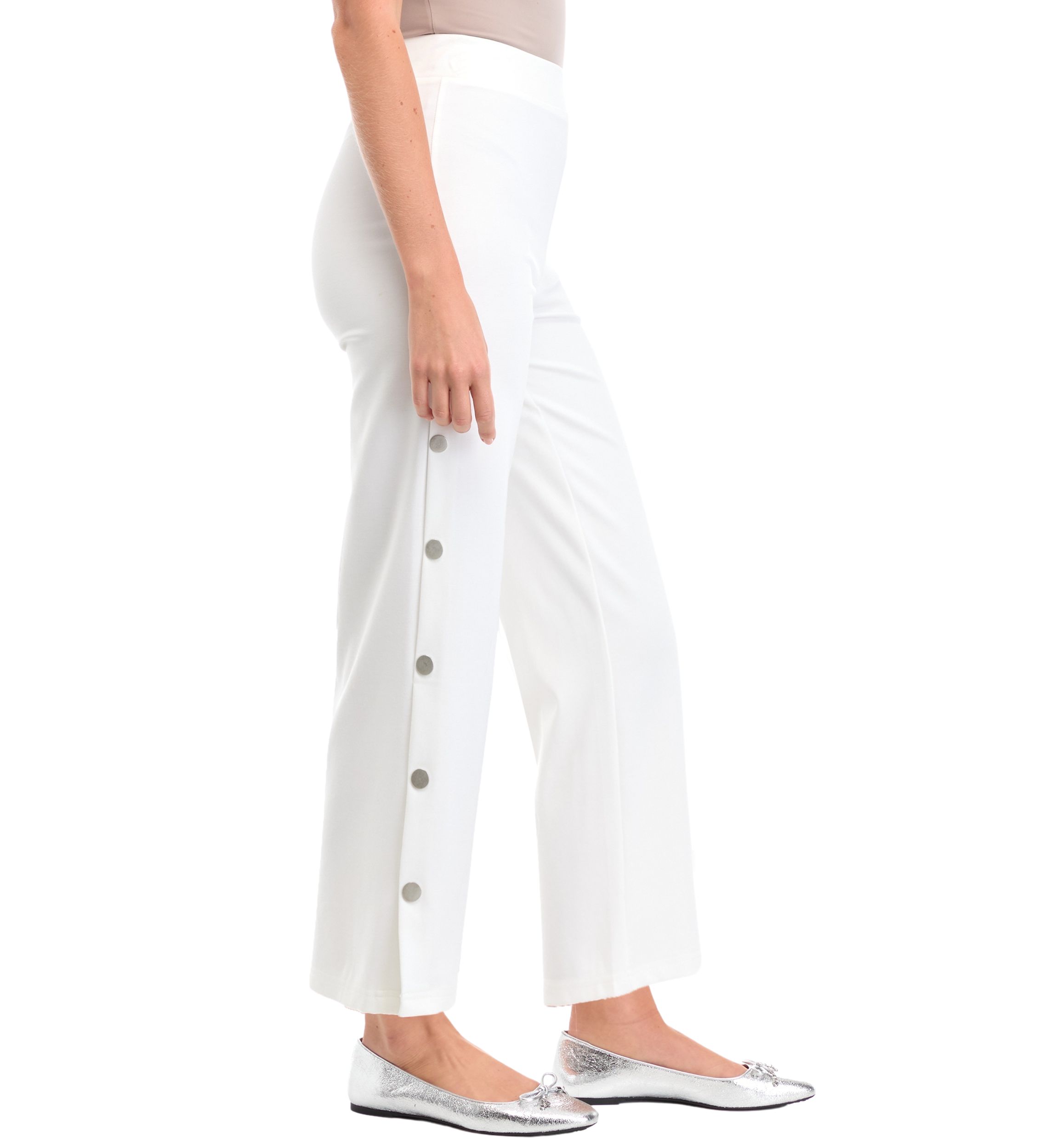 Womens Button Side Pants