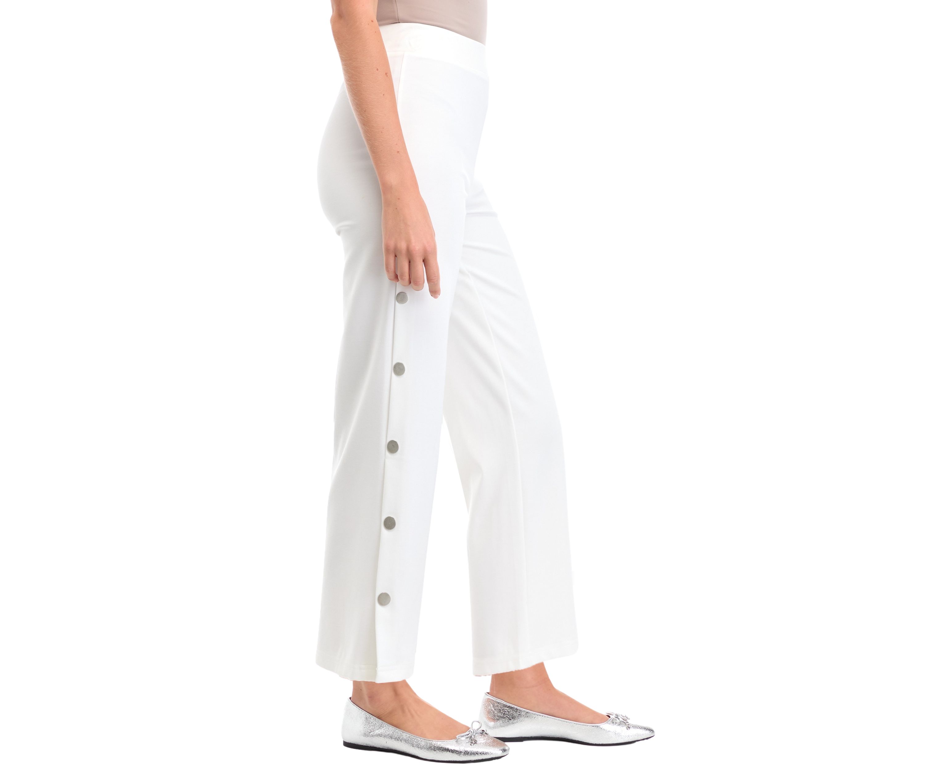 Womens Button Side Pants