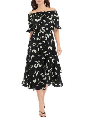 Women's Printed Midi Dress