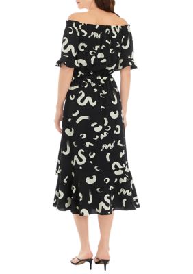 Women's Printed Midi Dress