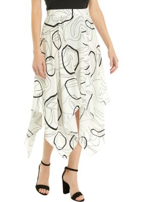 Women's Printed Shark Bite Skirt