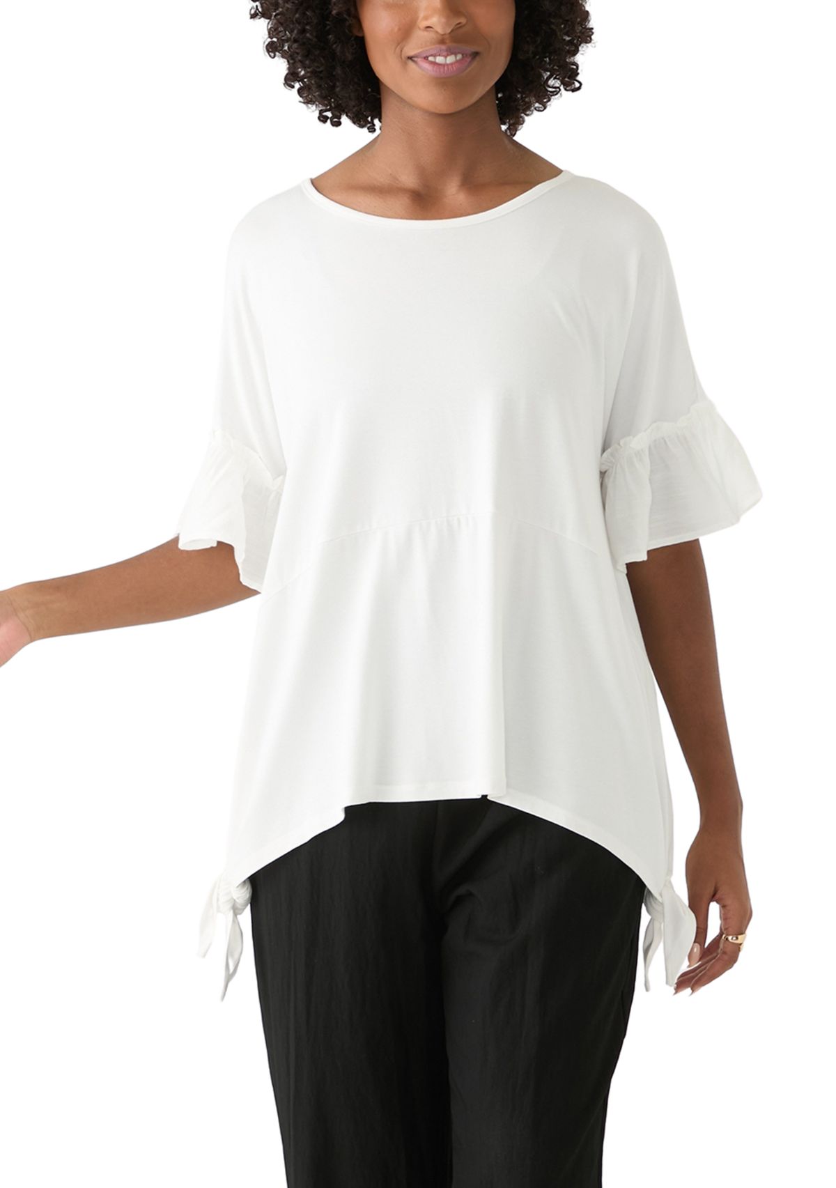 Womens Ruffle Blouse