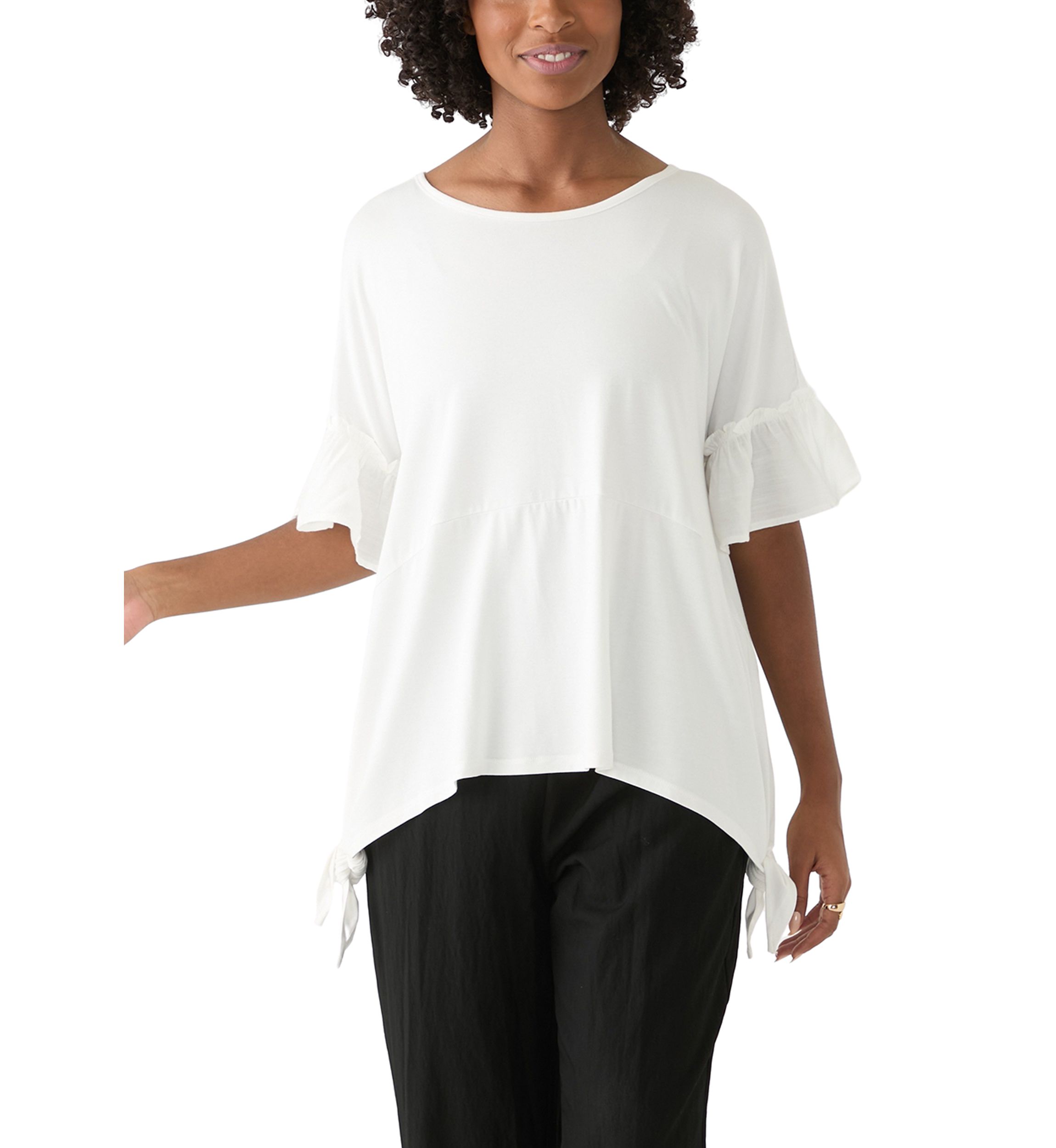 Womens Ruffle Blouse