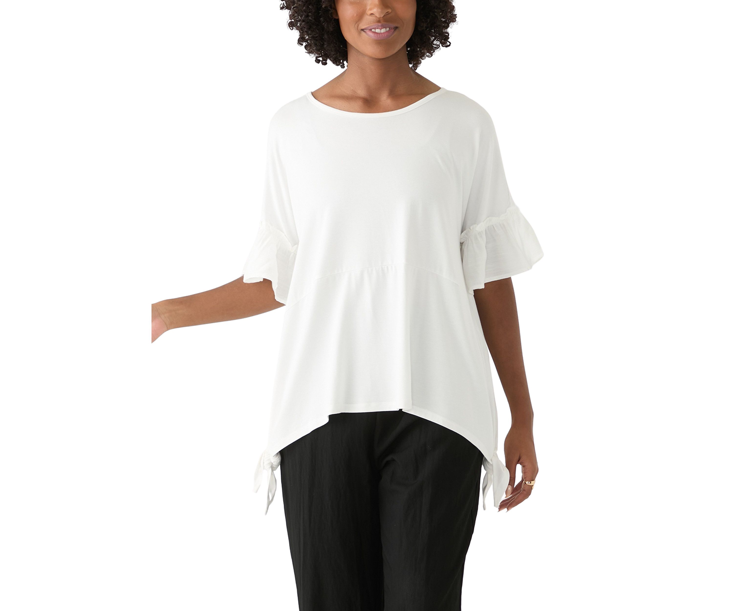 Womens Ruffle Blouse