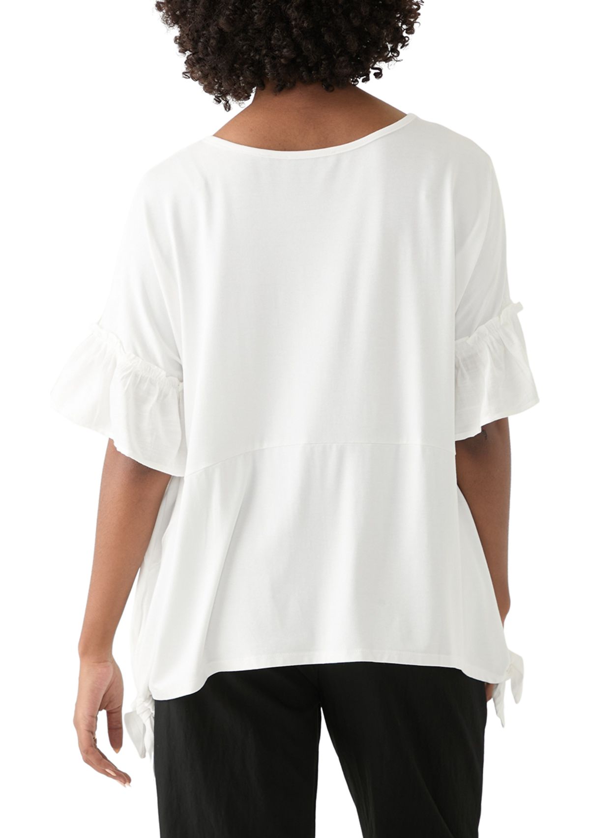 Womens Ruffle Blouse