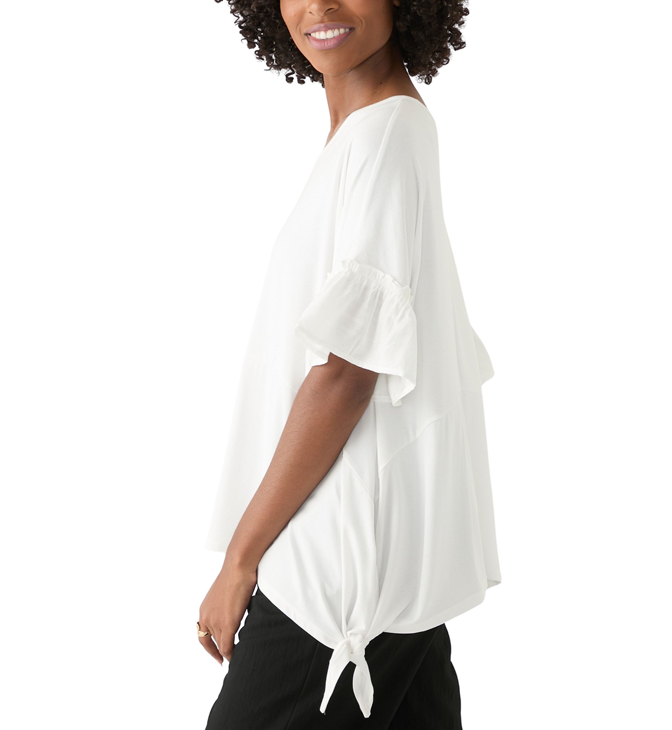 Womens Ruffle Blouse