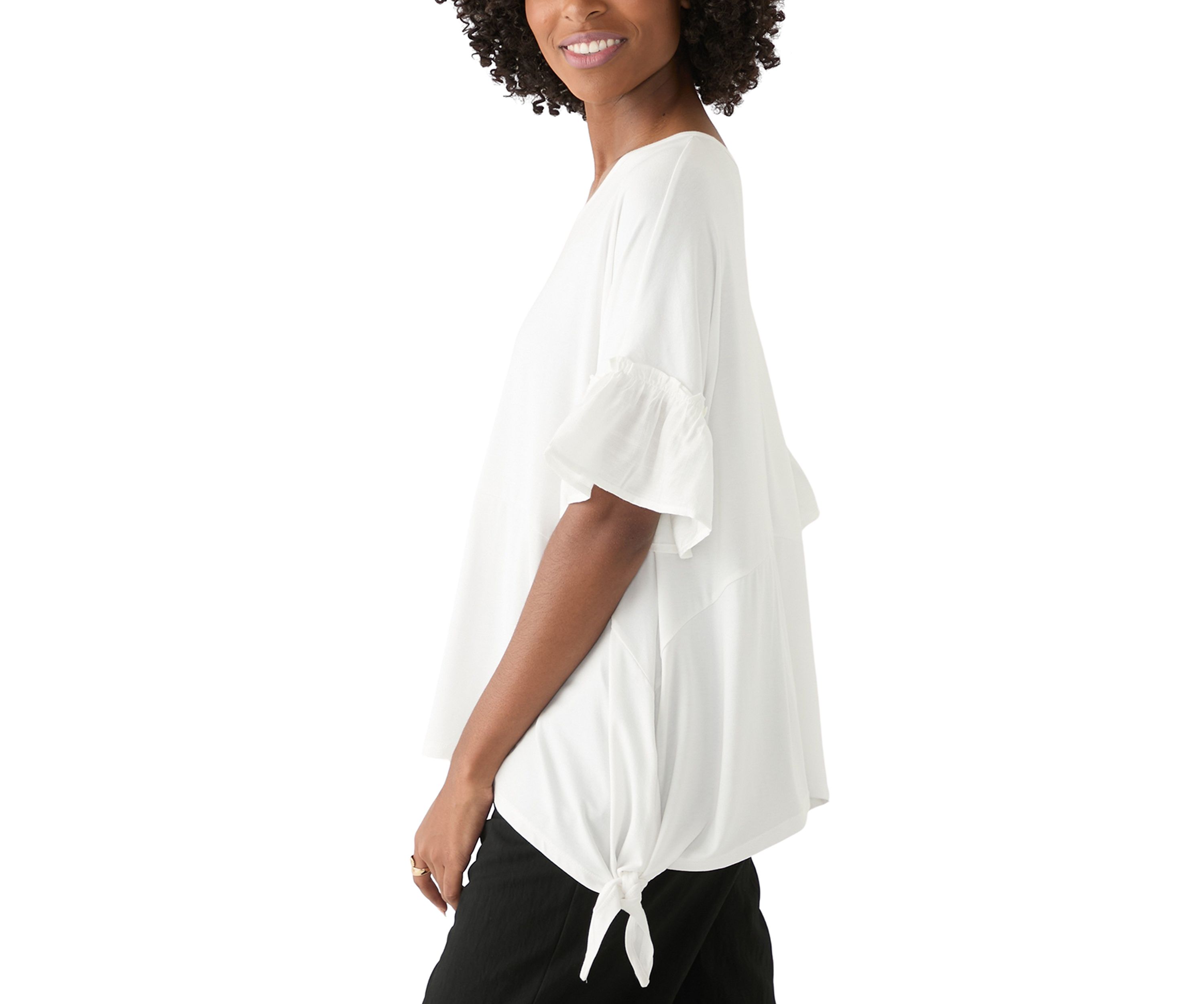 Womens Ruffle Blouse