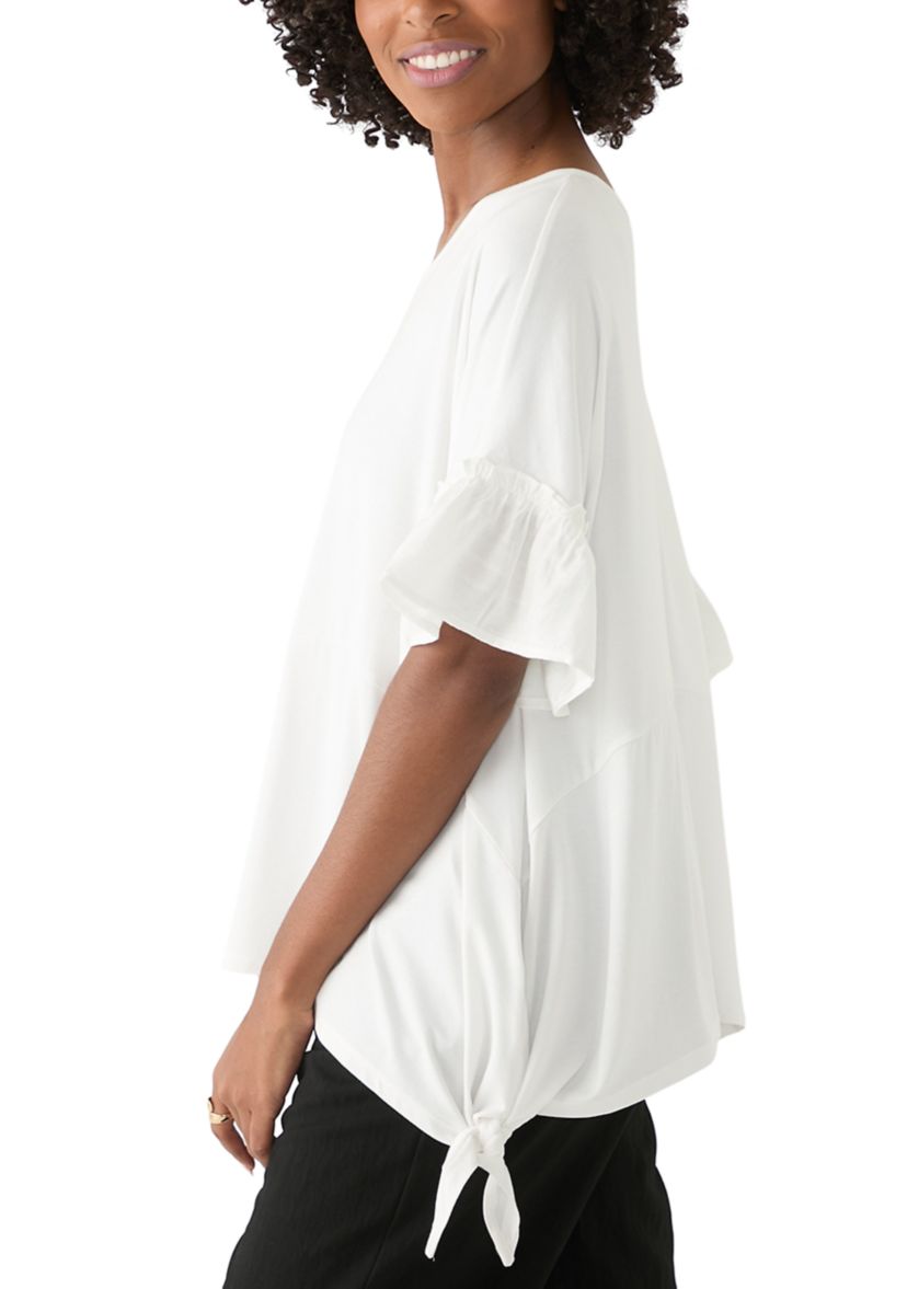 Womens Ruffle Blouse
